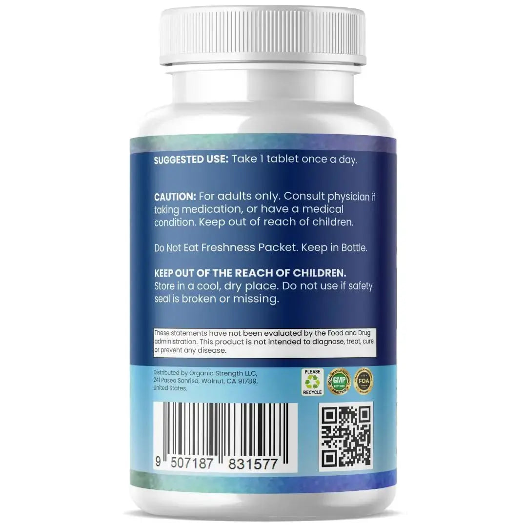 Organic Strength Daily Men's Multivitamins - Multivitamin for Men & Multimineral Supplement for Enhanced Energy Organic Strength Au supplements