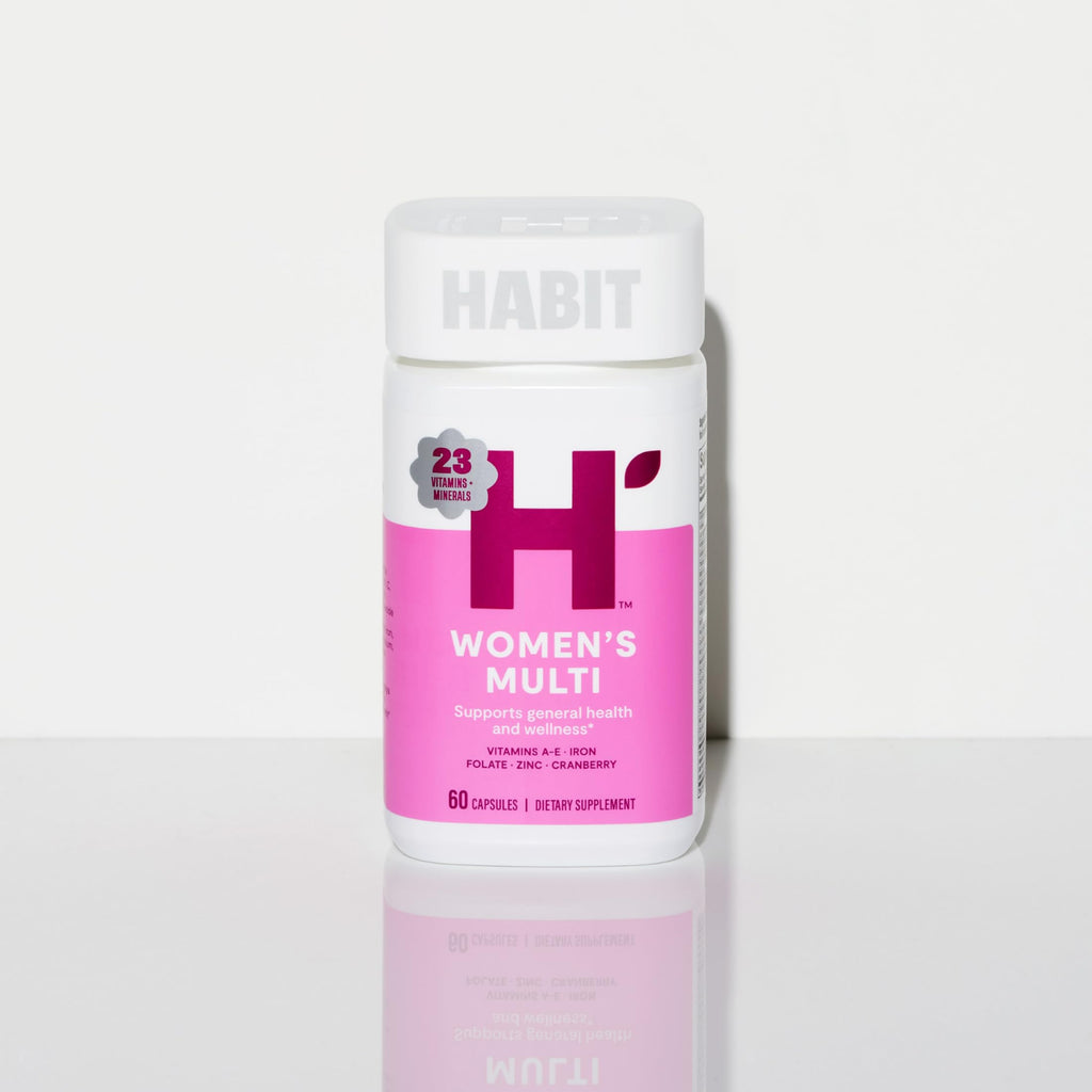 Habit Womens Multi Supplement (60 Capsules) - New Look, Supports General Health & Wellness, 23 Essential Vitamins and Minerals, Fruit extracts