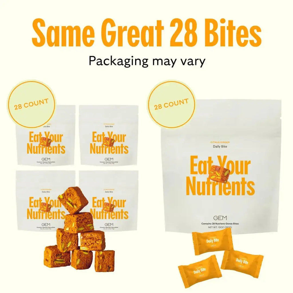 GEM Daily Bite for Women & Men, with 20+ Vitamins, Minerals & Superfoods Like Zinc, Vitamin D, B-Complex, K, Turmeric, Fiber & Prebiotics GEM Au supplements