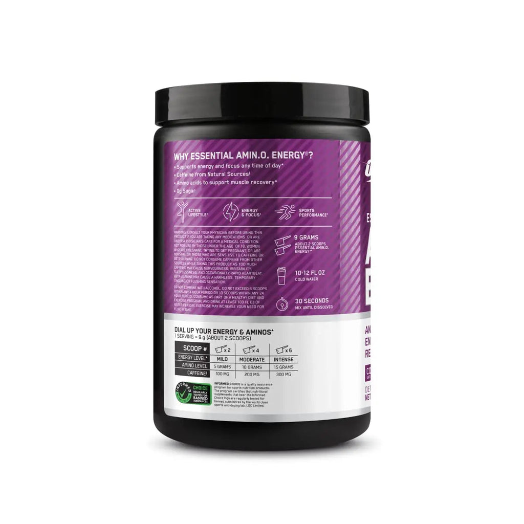 Optimum Nutrition Amino Energy - Pre Workout with Green Tea, BCAA, Amino Acids Optimum Nutrition Au supplements