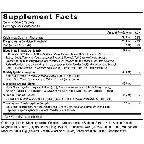 FORCE FACTOR Score! XXL, 3-Pack, Nitric Oxide Booster Supplement for Men with L Force Factor Au supplements