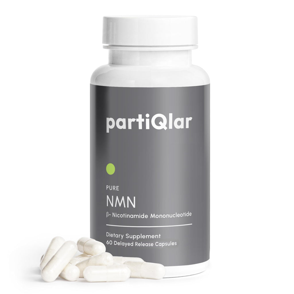 partiQlar NMN Supplement 500mg – Nicotinamide Mononucleotide NMN & Booster for Cellular Energy, Longevity & Healthy Aging – 2-Month Supply (60 Capsules) partiQlar Au supplements