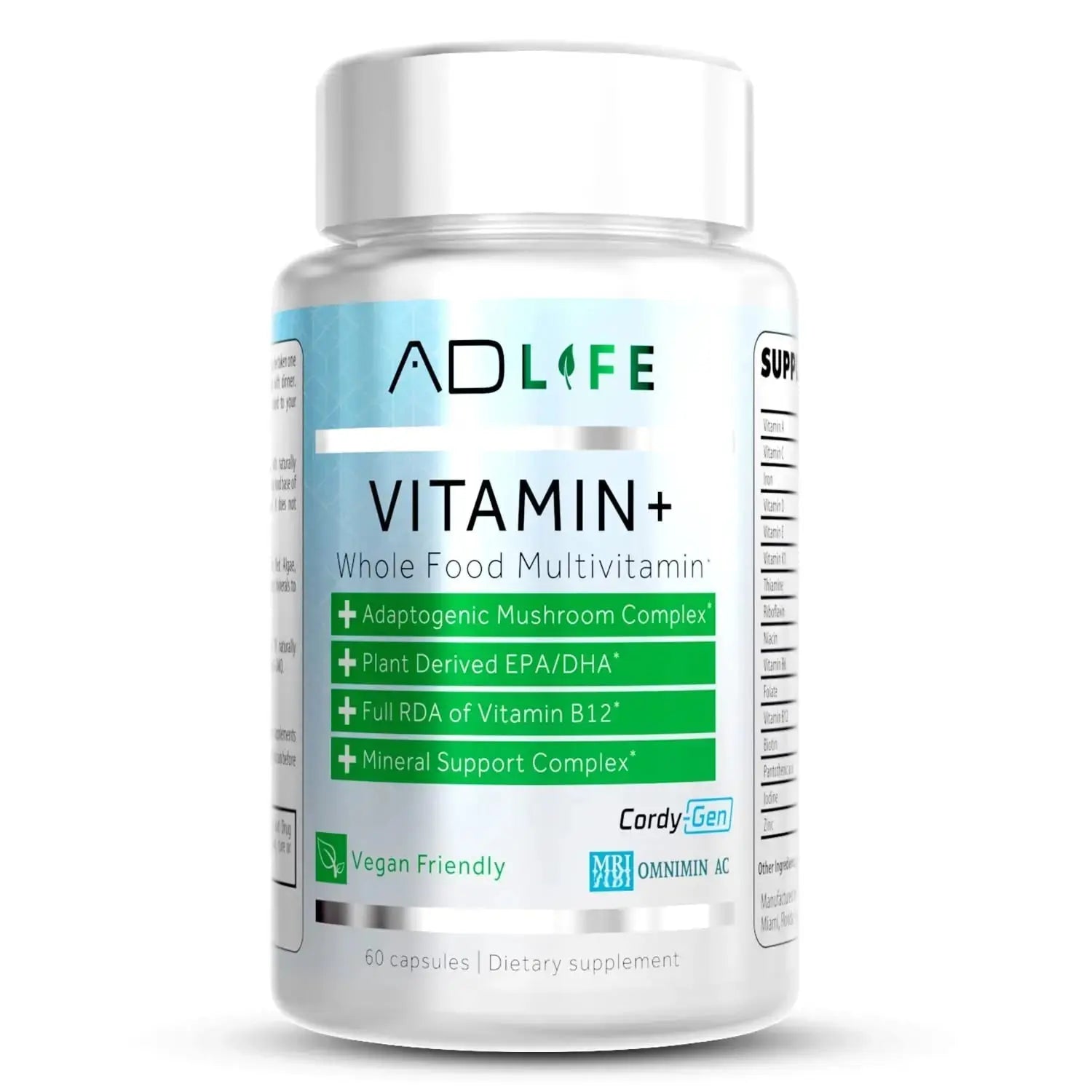 Project AD Vitamin+ Multimineral Multivitamin Supplement Complete Antioxidant, Energy & Immune Support. (60 Servings) PROJECT AD LLC Au supplements