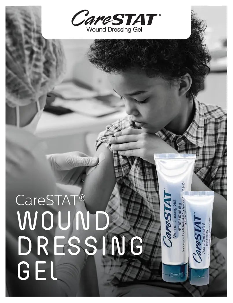 CareSTAT First Aid Kit Gel | 32 PPM Silver Healing Wound Dressing Solution | SilverSol Ag CareSTAT Au supplements