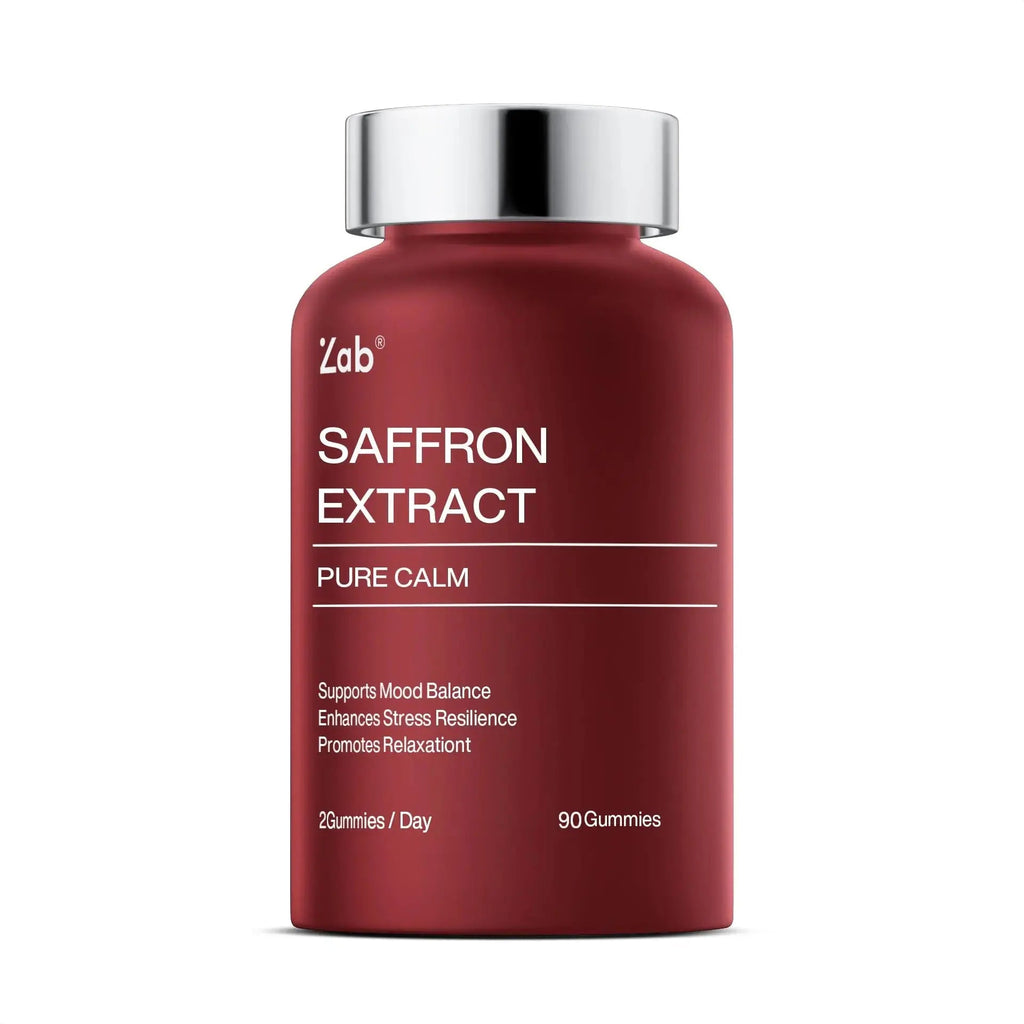 ZAB Saffron Supplements Gummies, Saffron & Rhodiola Rosea Extract Sugar-Free Supplement with Vitamin D3 & B6, Support Mood, Focus ZAB Au supplements