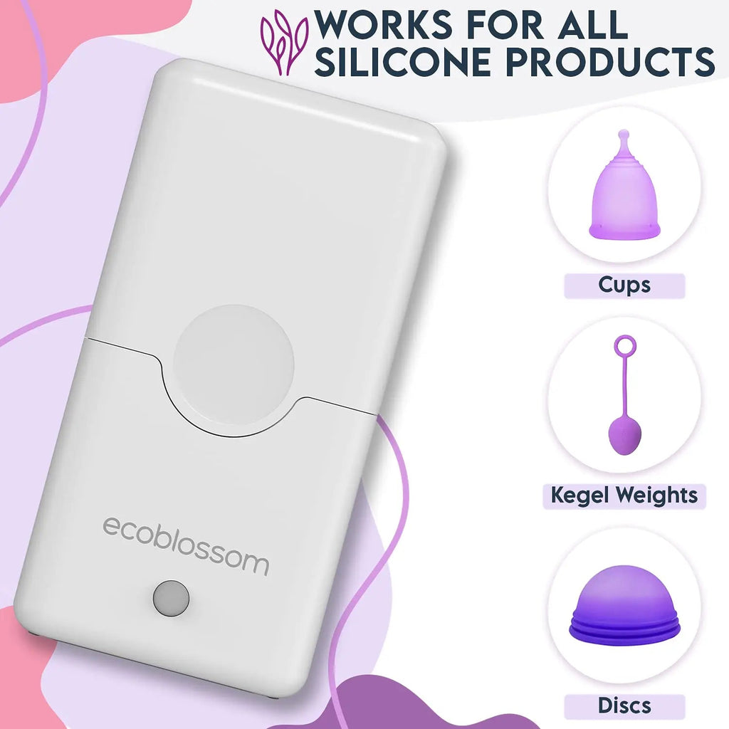 Ecoblossom Menstrual Cup Sterilizer - Modern Menstrual Cup Cleaner Unscented Sanitizer EcoBlossom Au supplements