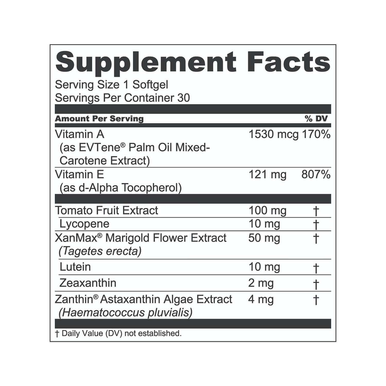 1MD Nutrition VisionMD Eye Vitamin CARMIS - Eye Supplement for Adults - with OptiLut Lutein & Zeaxanthin - Supports Vision Health Care, Everyday Eye Strain
