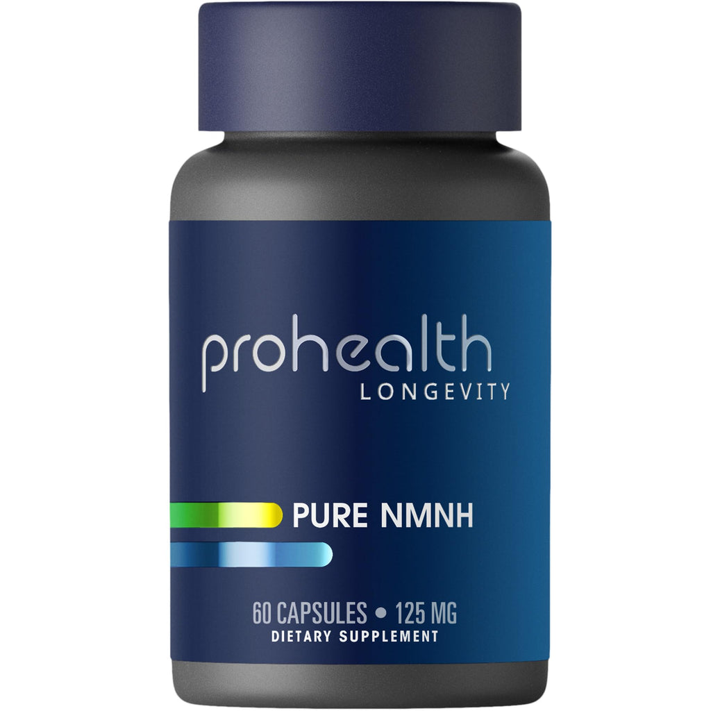 ProHealth Pure NMNH 125 mg | 60 Capsules | Next-Generation NAD+ Support with UthPeak™ Crystalline NMNH for Sustained Cellular Energy, Healthy Aging & Vitality | USA GMP-Manufactured ProHealth Au supplements