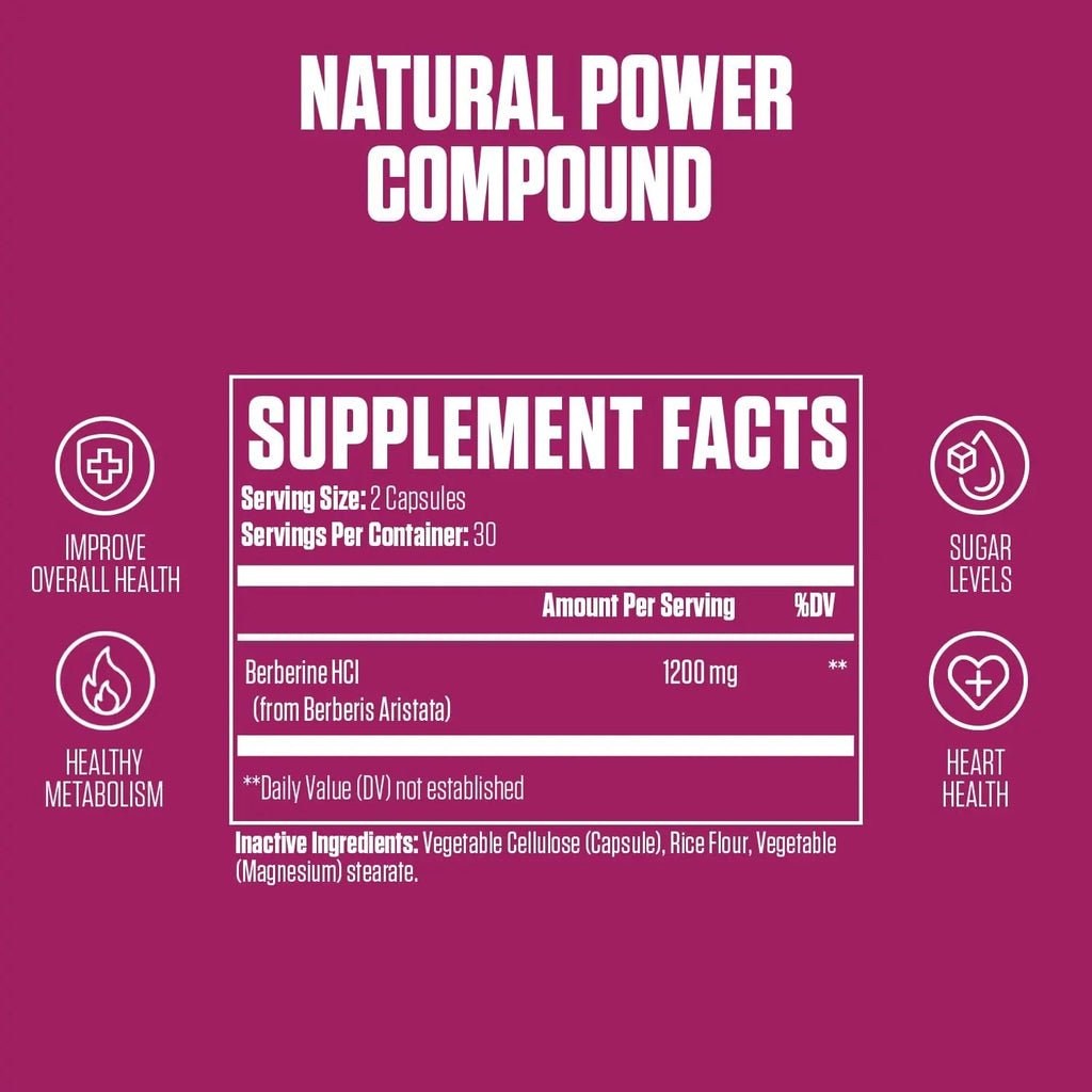 Berberine Extra Strength | #1 Rated Berberine Supplement for Heart Health, Improve Energy EPN Supplements Au supplements