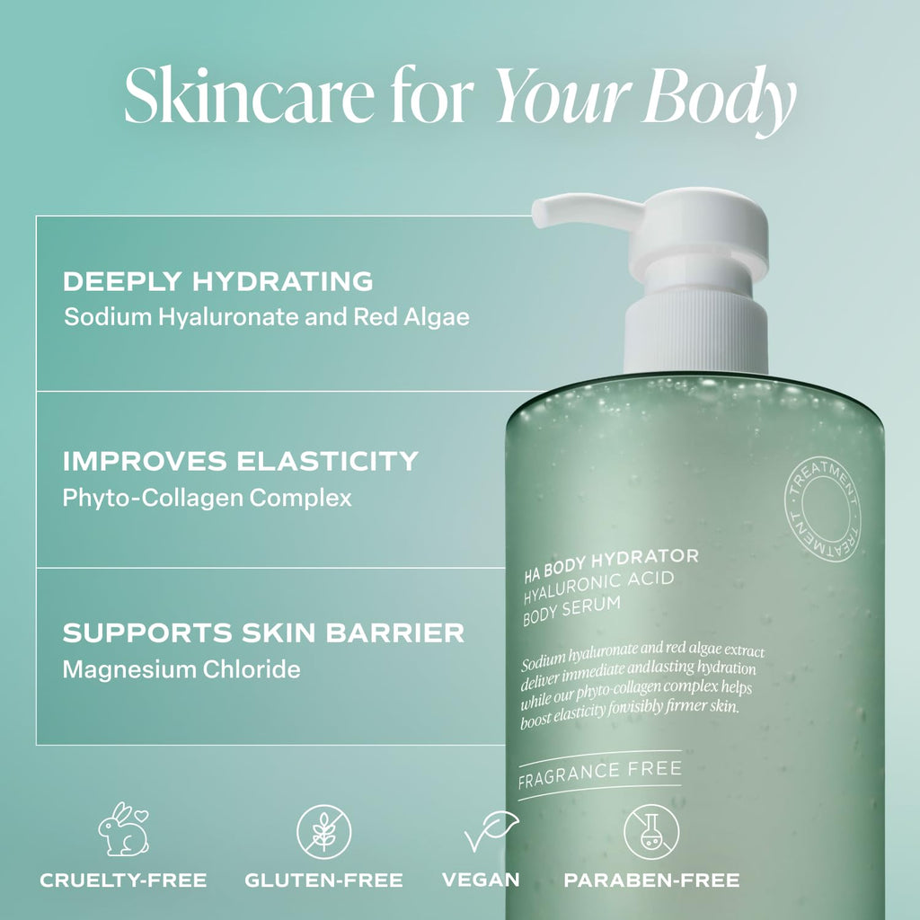 Saltair Hyaluronic Acid Body Serum – Hydrating Body Lotion for Smoother Looking Skin