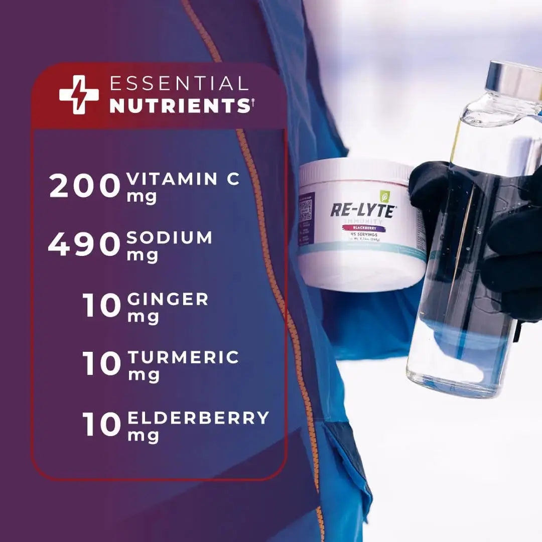 REDMOND Re-Lyte Immunity, Multivitamin Supplement Mix (BlackBerry) REDMOND Au supplements
