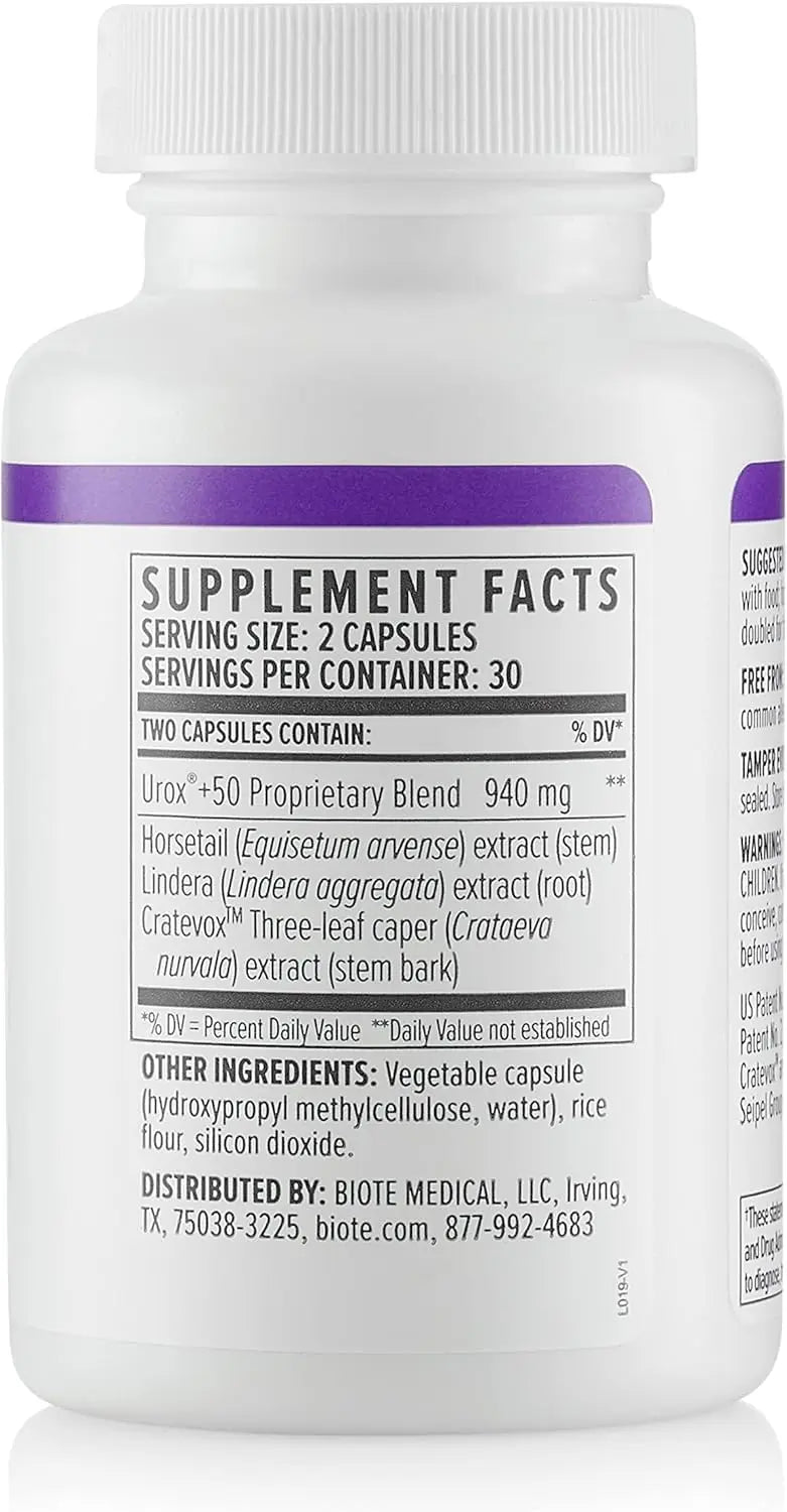 Biote Nutraceuticals - Urox+ - Bladder Health (60 Capsules) Biote Au supplements