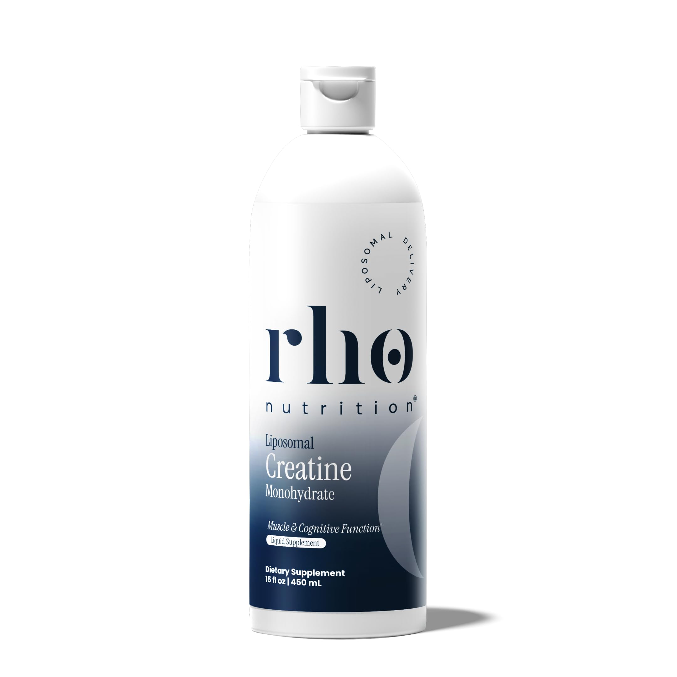 Rho Nutrition Liposomal Creatine Monohydrate - Ultra High Absorption Liquid Creatine Supplement – Promotes Lean Muscle Mass & Recovery, Supports Brain Function