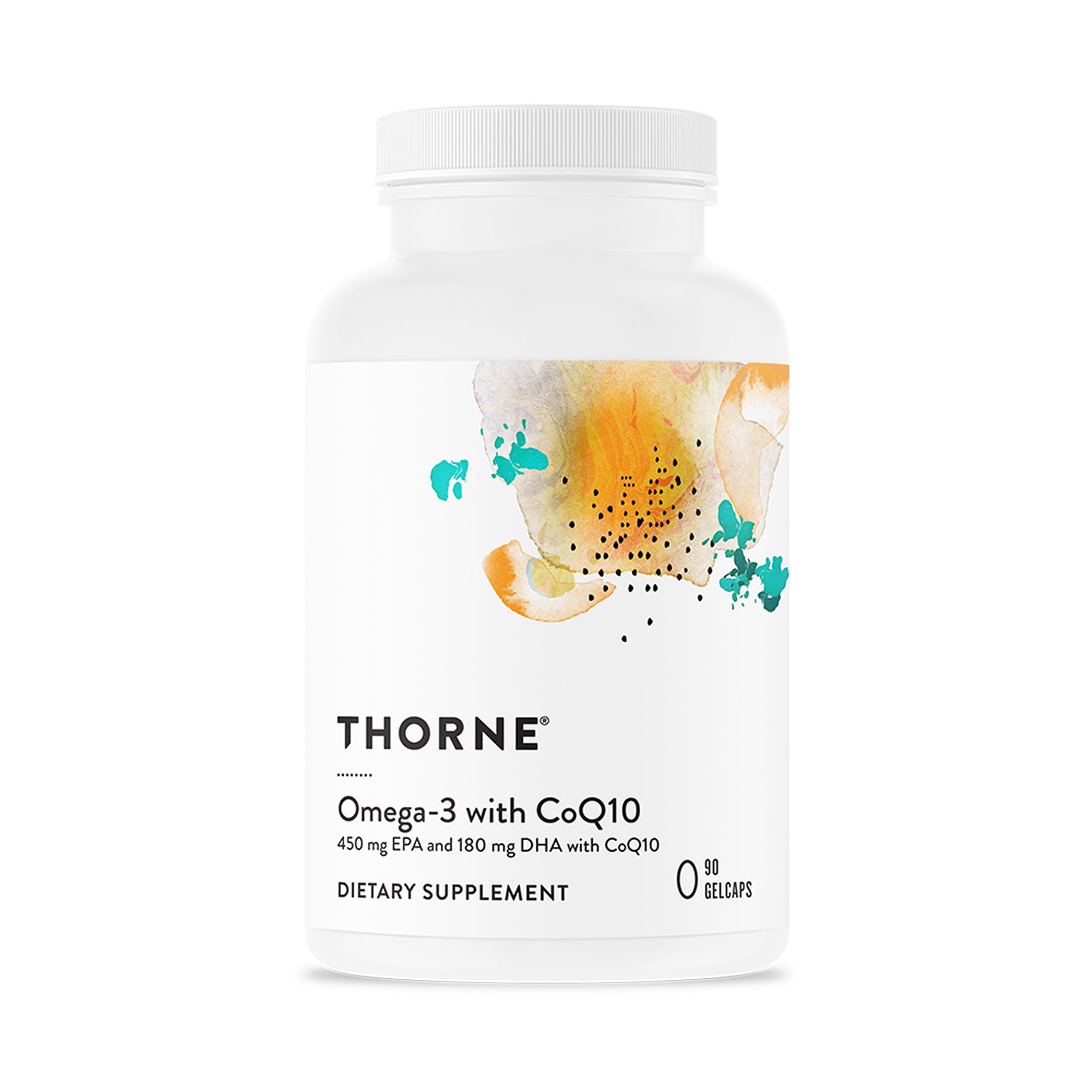 THORNE - Omega-3 with CoQ10 - Omega-3 Fatty Acids Supplement with CoQ10 - EPA and DHA - 90 Gelcaps THORNE Au supplements