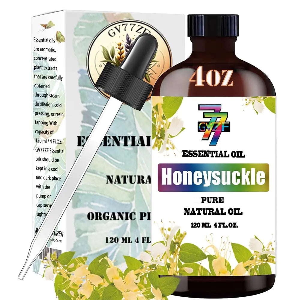 Honeysuckle Essential Oil 4 Fl Oz 120Ml - Honeysuckle Oil for Diffuser,Cleaning,Massage,Yoga GV77ZF Au supplements
