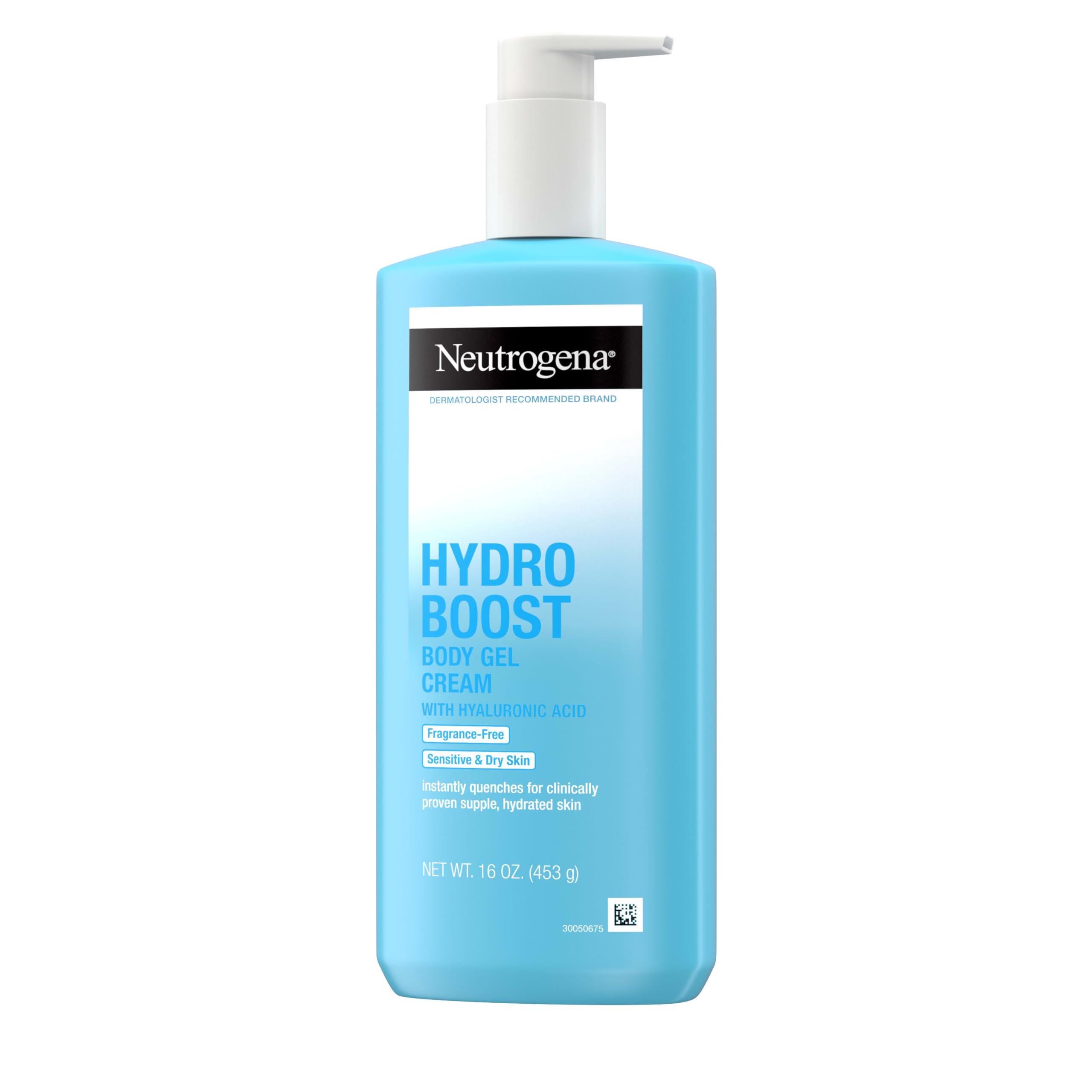 Neutrogena Hydro Boost Body Moisturizing Gel Cream with Hyaluronic Acid, Non-Greasy & Fast Absorbing
