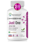NatureGenX Just One Daily Methylated Multivitamin - 60 Caps Pure Methyl B12, Methylfolate MTHFR Support Supplement Iron Free Methylated Vitamins NatureGenX Au supplements