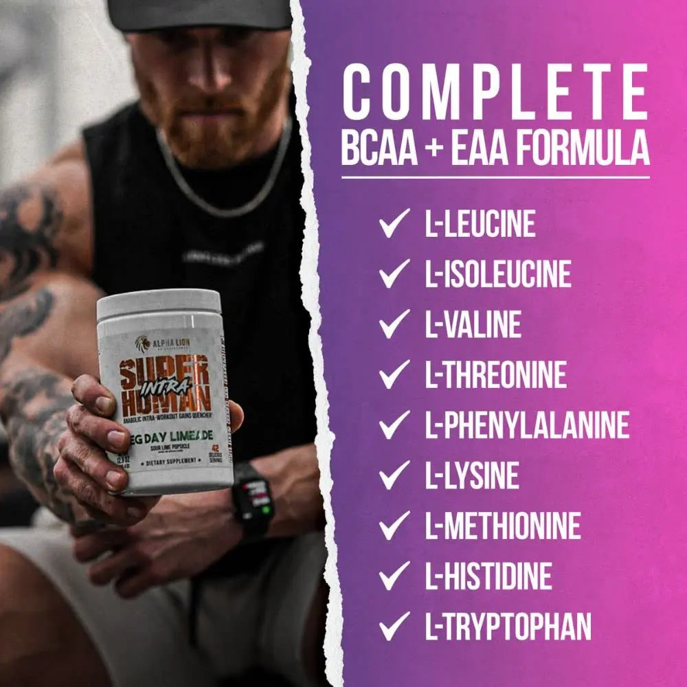 Alpha Lion Superhuman Intra Workout Powder for Men & Women, Amino Acids Drink ALPHA LION Au supplements