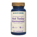 Nature's Wonder Not Today Hormones Perimenopause and Menopause Support Supplement for Women with Estro-G100, Supports Hot Flashes and Night Sweats 60 Vegetarian Capsules, 60 Day Supply Nature's Wonder Au supplements