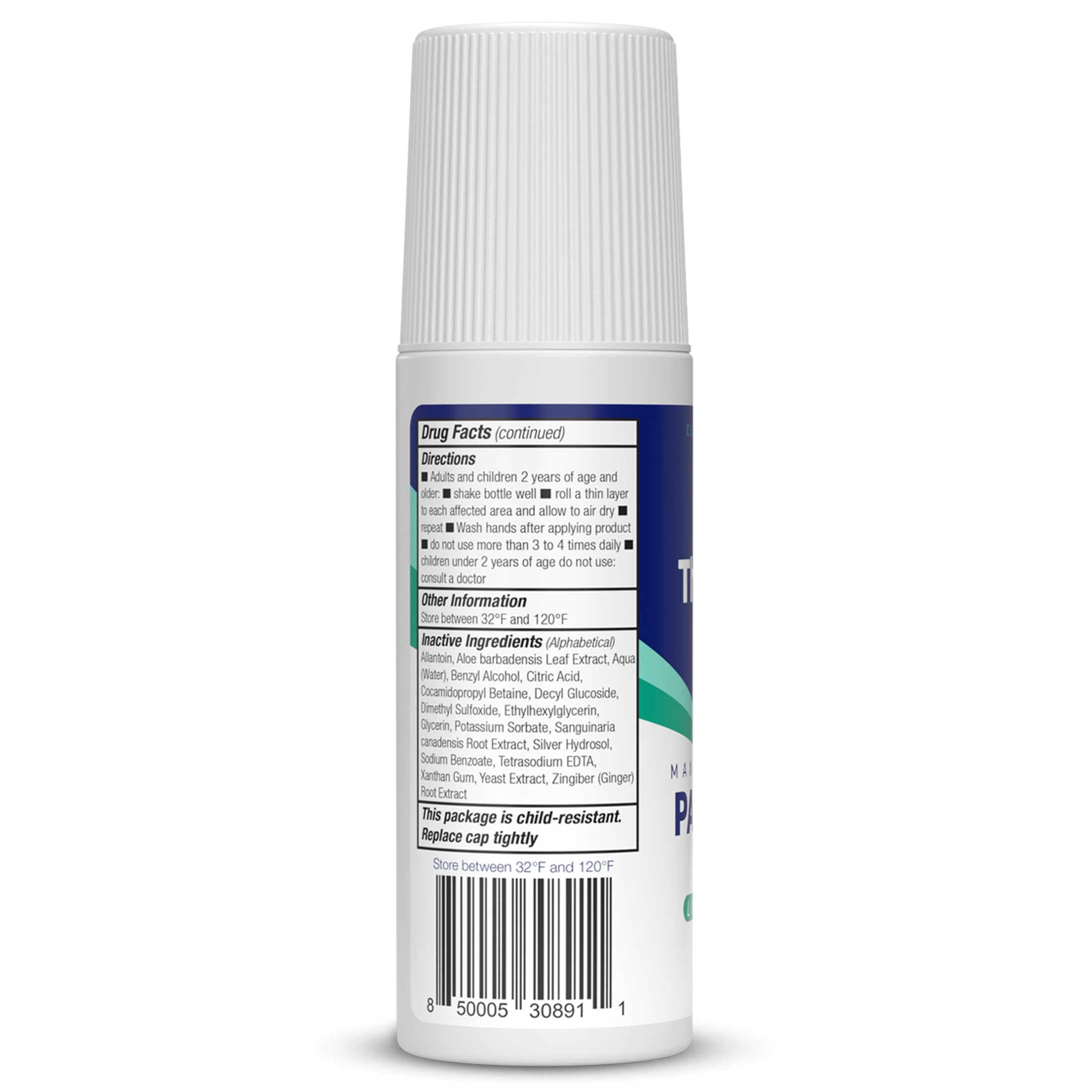 Theraworx Maximum Strength Pain Relief Roll-On with Lidocaine, Fast-Acting - 2.5 Oz - 1 Count Theraworx Au supplements