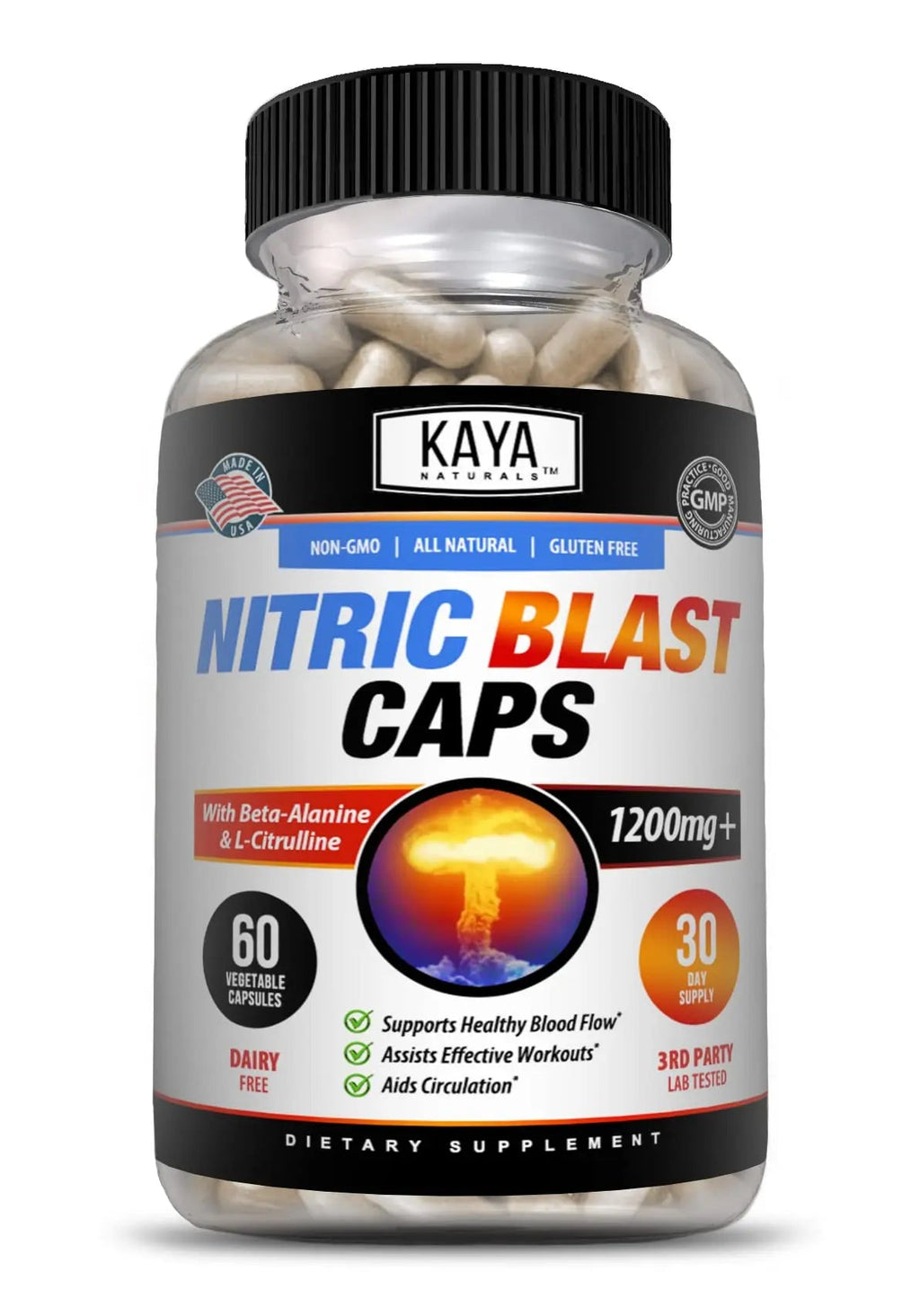 Kaya Naturals - Nitric Blast Potent All-Natural Herbal Supplement for Maximum Health Benefits Kaya Naturals Au supplements