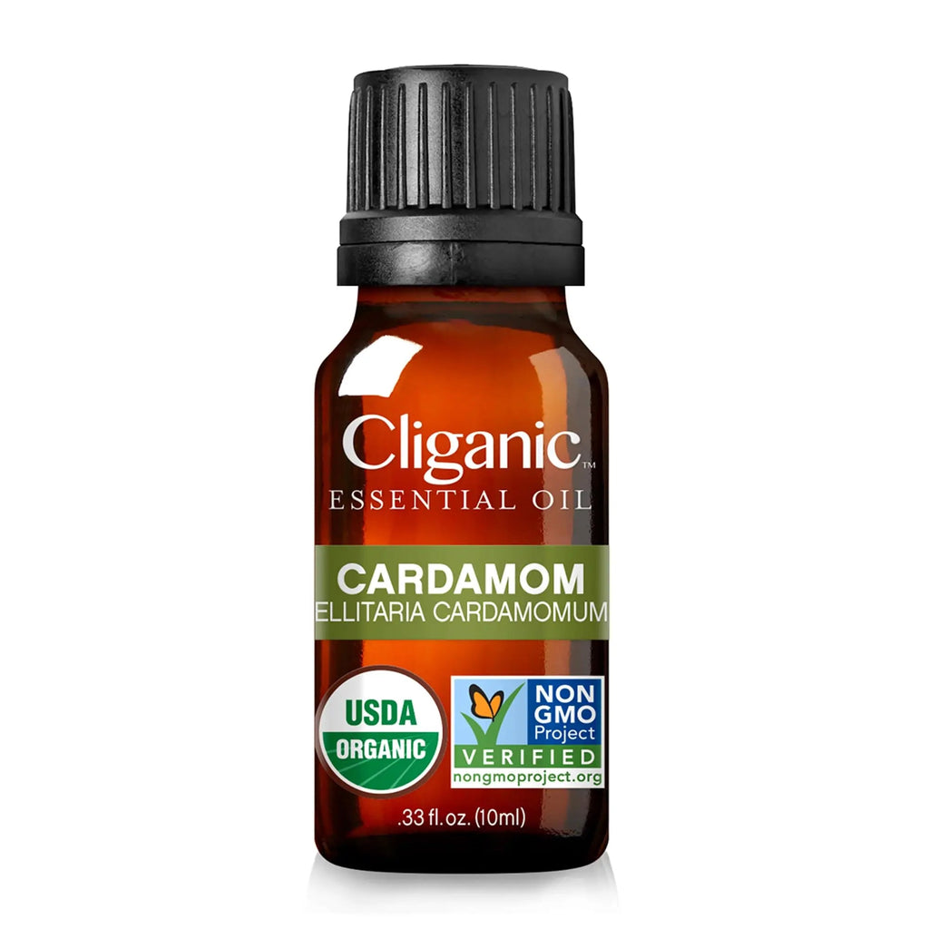 Cliganic Organic Cardamom Essential Oil - 100% Pure Natural for Aromatherapy Diffuser Cliganic Au supplements