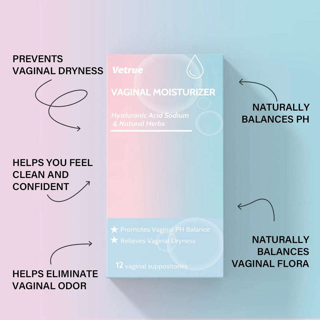 vetrue Intimate Moisturizer, Vaginal Suppository for Dryness & Discomfort, Feminine Long Lasting vetrue Au supplements