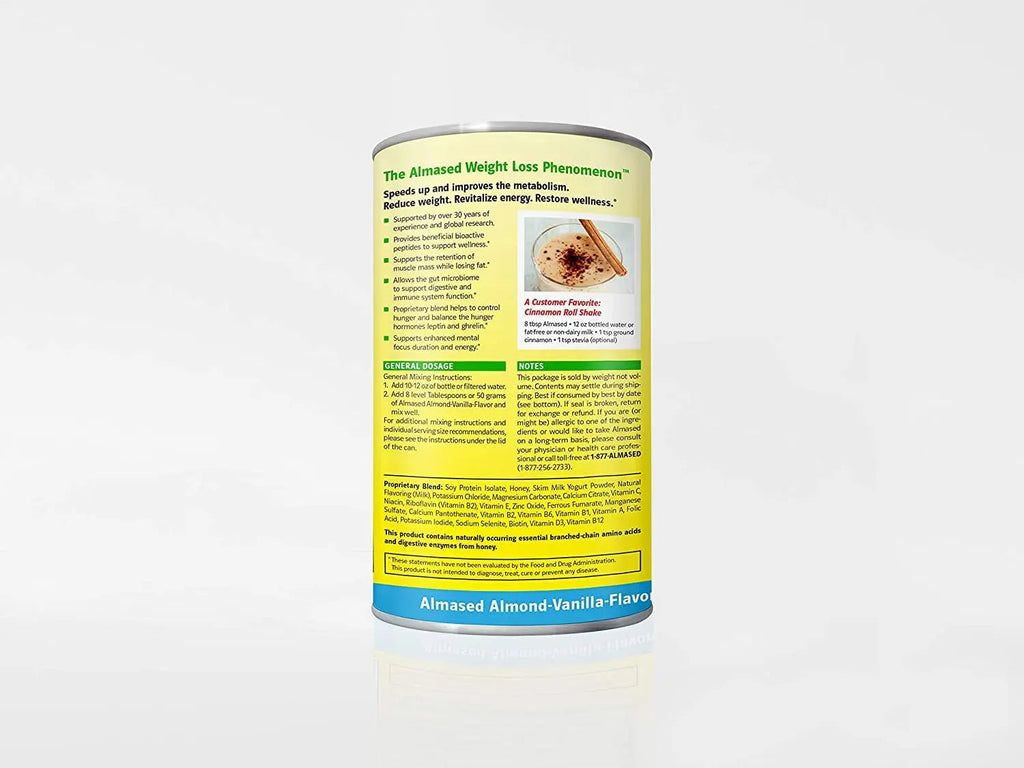 Almased Vanilla shakes – Gluten-Free, non-GMO Powder – Boost High Protein, Vanilla Flavor Almased Au supplements