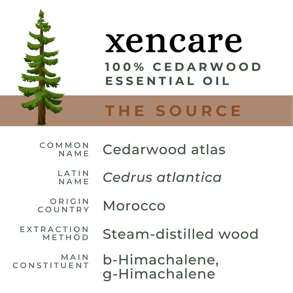 xencare Cedarwood USDA Organic Essential Oil | 100% Pure Natural Undiluted XenCare Au supplements