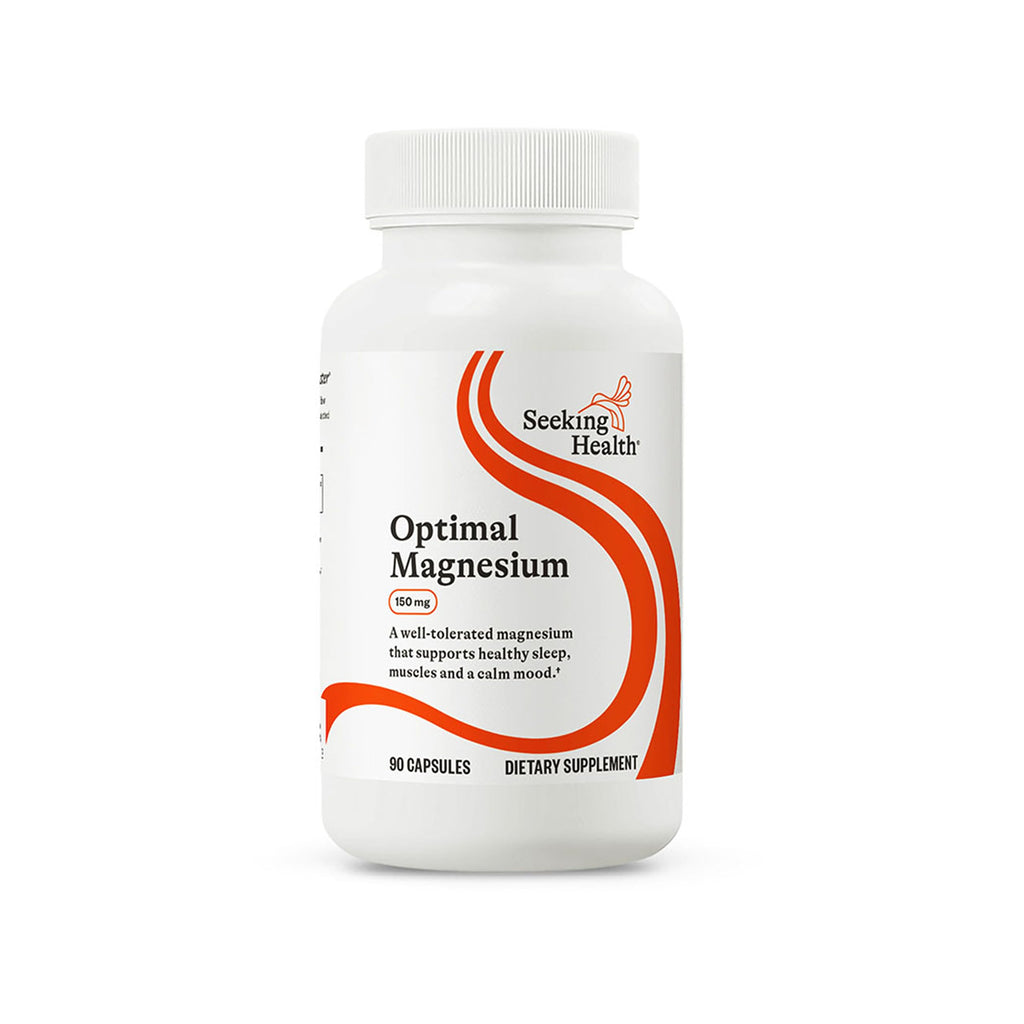 Seeking Health Optimal Magnesium - Mineral Supplement Aids Optimal Magnesium Absorption - Bioavailable Forms of Magnesium for Energy,