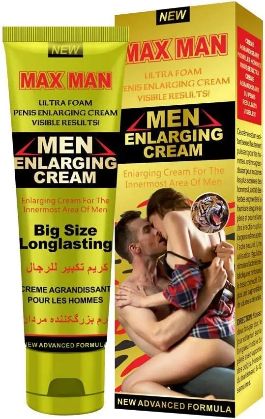 Male Enlargemenet Cream, Men Private Part Enalrgement Essential Cream Men's Energy Screum Larger FunDiscount shop Au supplements