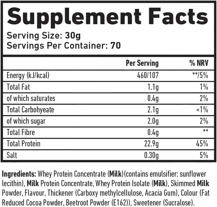 TWP Nutrition Platinum Series All The Whey Up Protein Powder Shake, 23g Whey Protein, Low Fat TWP Au supplements
