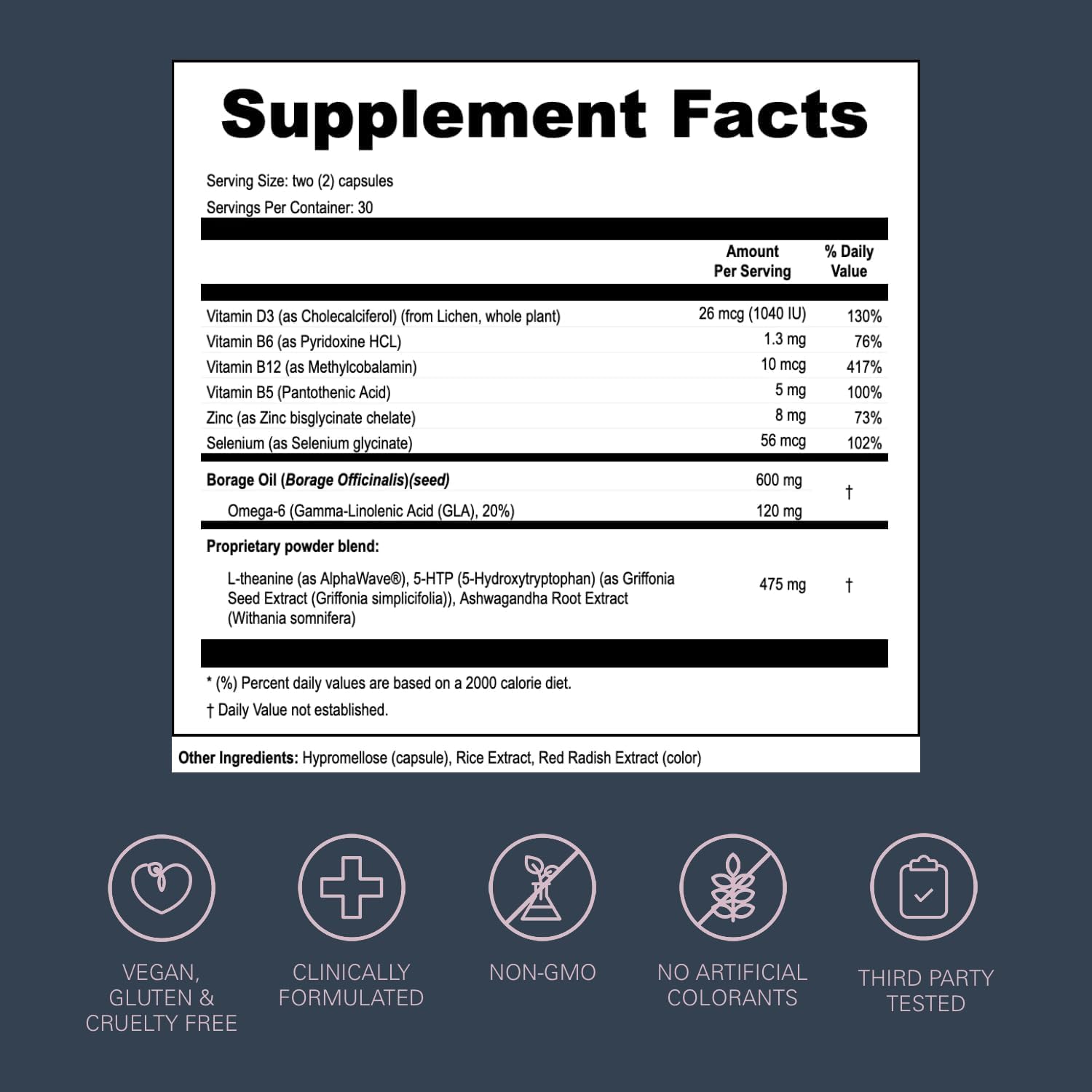 LOONI PMS Relief Balance Beam Supplement for Women – Hormone Balance for Menopause, B12, Omega-6, Zinc & Nootropics – Supports Mood Swings, Cramps, Cravings – 60 Vegan Capsules L·OONI Au supplements
