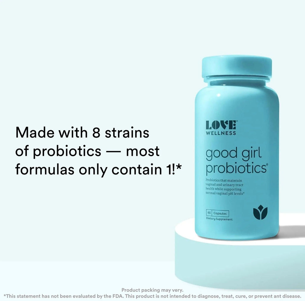 Love Wellness Good Girl Probiotics & The Killer | Vaginal pH Balance Supplement & Boric Acid Suppositories Love Wellness Au supplements