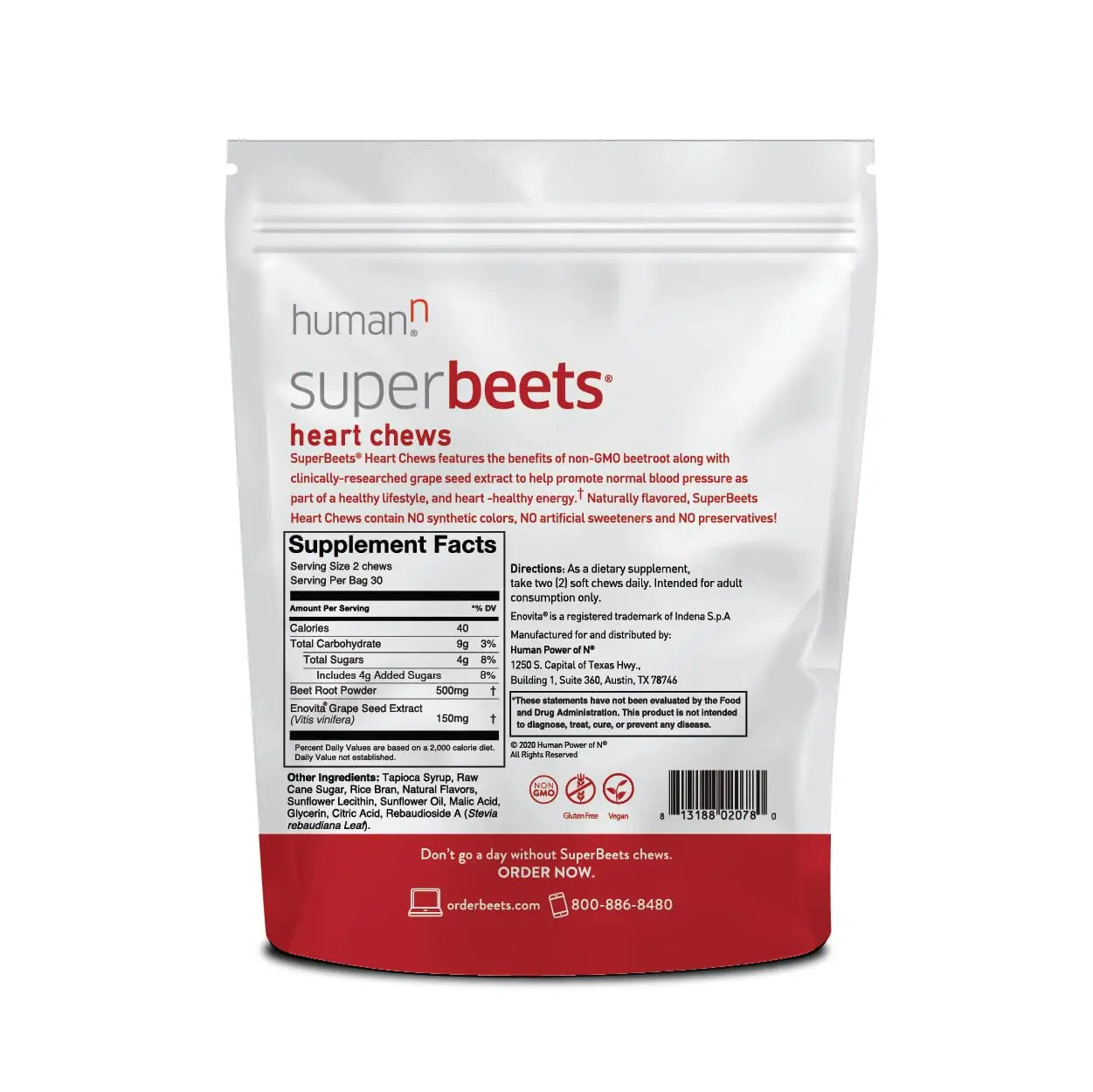 humanN SuperBeets Heart Chews & SuperBeets Black Cherry Powder humanN Au supplements