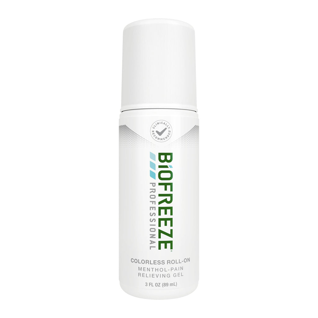 Biofreeze Professional Colorless Pain Relief Roll On, Knee & Simple Backache Relief, Arthritis Pain Reliever, Neck Pain Relief, Cooling Joint Pain Relief, Roll-On Menthol Gel 3 Fl Oz Biofreeze Au supplements
