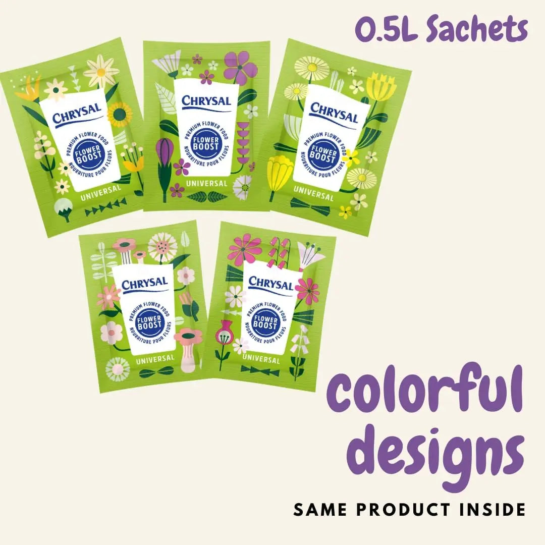 Chrysal Clear Flower Food Packets – Single Packet – Flower Arrangements & Bouquets – Floral Supplies Chrysal Au supplements