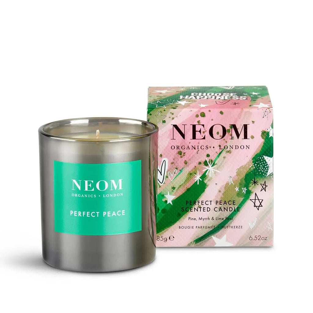 NEOM- Perfect Peace Luxury Scented Candle | Pine, Myrrh & Lime Peel | Christmas Gift… (1 Wick) Neom Au supplements