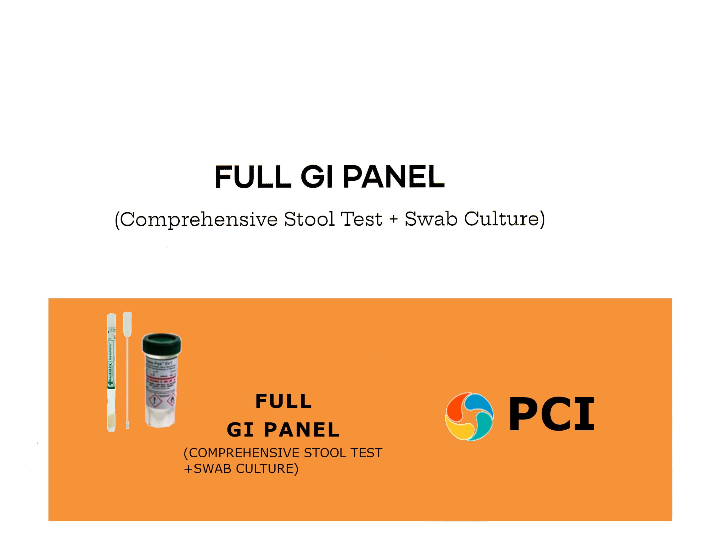Comprehensive GI Health Panel - Full Gut Microbiome & unwanted Organisms Screening PCI Au supplements