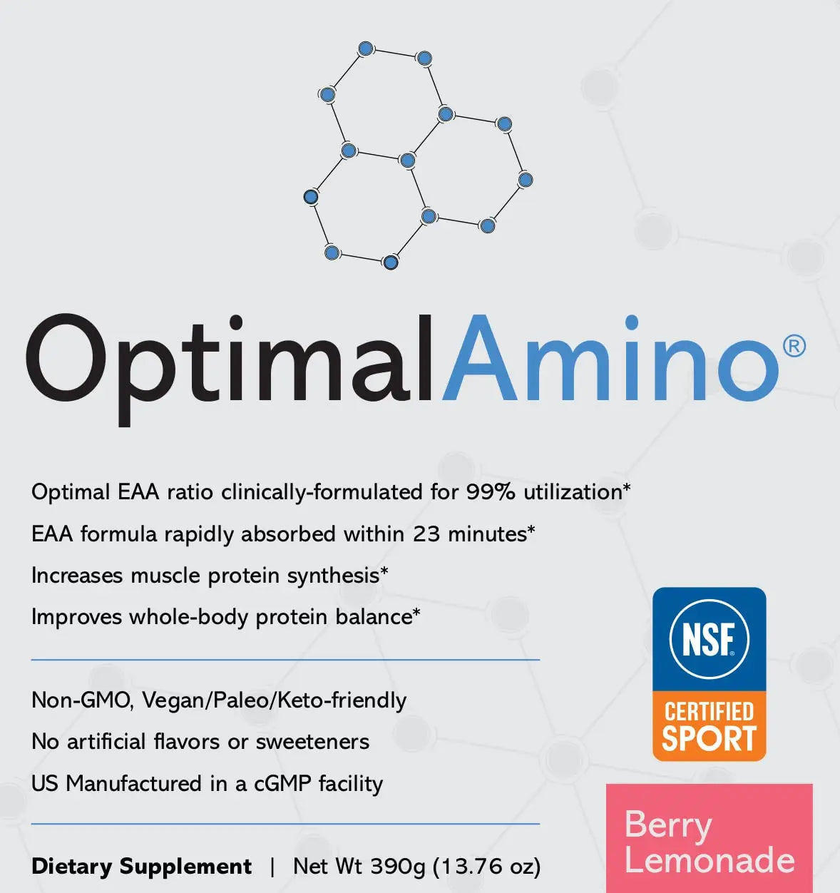 OptimalAmino Best Pre/Post Workout Recovery Drink, 99% Utilization Essential Amino Acid optimal amino Au supplements