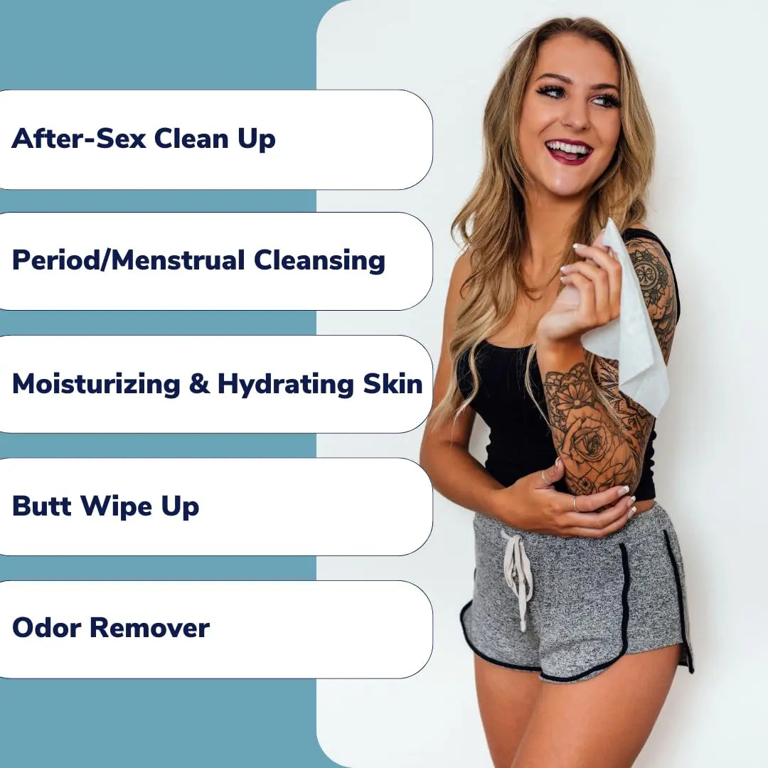 Royal Intimate Cleansing Feminine Wipes for Vaginal Hygiene, Personal Cleansing, Period Care Royal Au supplements