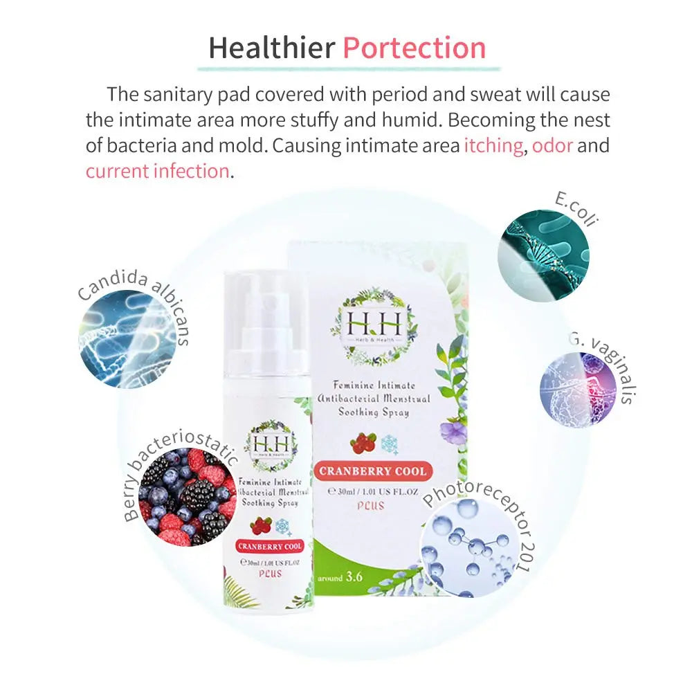 HH Herb&Health Feminine Deodorant Spray - Natural Essential Oil Intimate Soothing Mist - Spray PLUS HH Herb & Health Au supplements