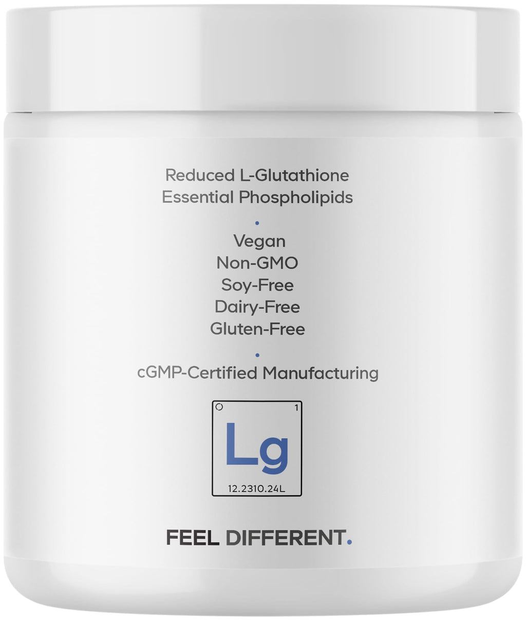 Codeage Liposomal Glutathione Powder - 1,000 mg Vegan Reduced L-Glutathione per Serving, Liposomal Delivery - 2-Month Supply - Unflavored - Phospholipid - Non-GMO Gluten-Free - 2.22 Oz Codeage Au supplements
