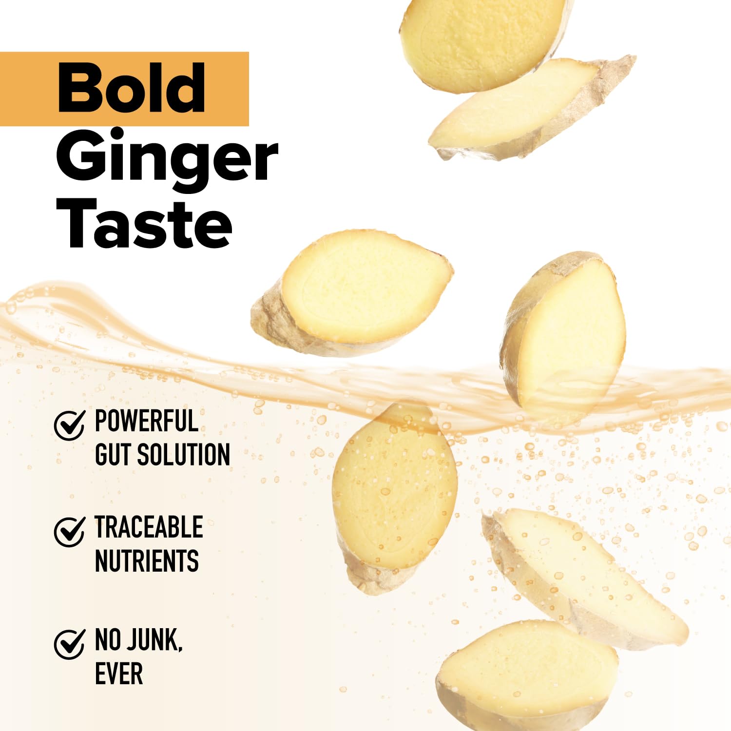 Complement Gut Nurture Prebiotic + Postbiotic Superfood Powder for Leaky Gut Repair, Probiotics for Digestive Health - Ginger Root - 30 Servings Complement Au supplements