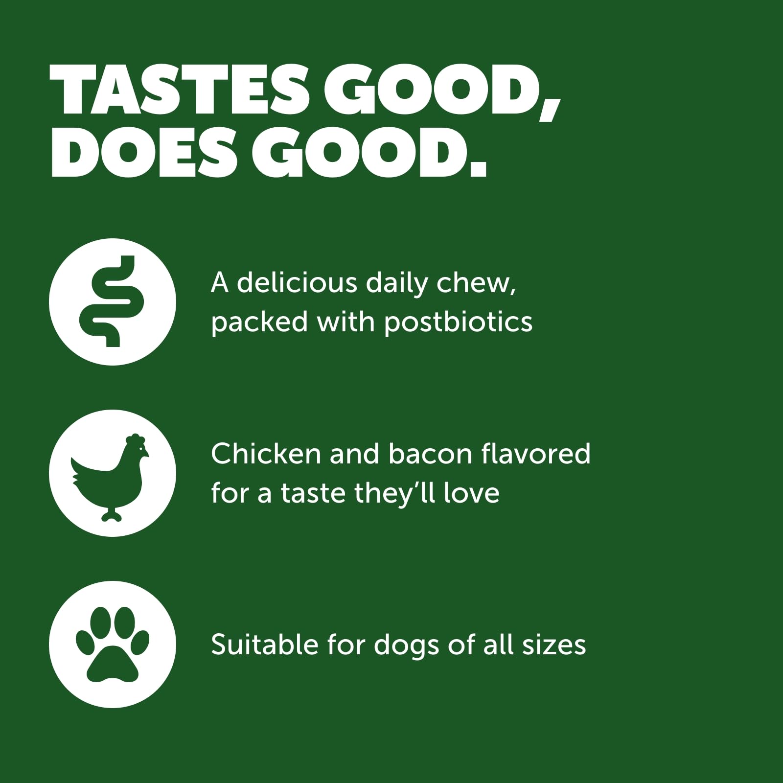 Protexin Daily Care Gut+ Mobility | 60 Dog Chews, Chicken and Bacon Flavor Dog Supplement | Probiotics for Dogs, Dog Postbiotics Protexin Au supplements