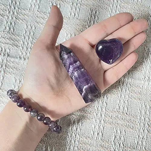 Goplemo Crystals and Healing Stones Gift Set, Amethyst Healing Crystals Set for Reiki Meditation Goplemo Au supplements