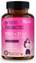 Probiotics for Women Digestive Health, Vaginal Probiotics with D-Mannose & Cranberry NATURE TARGET Au supplements