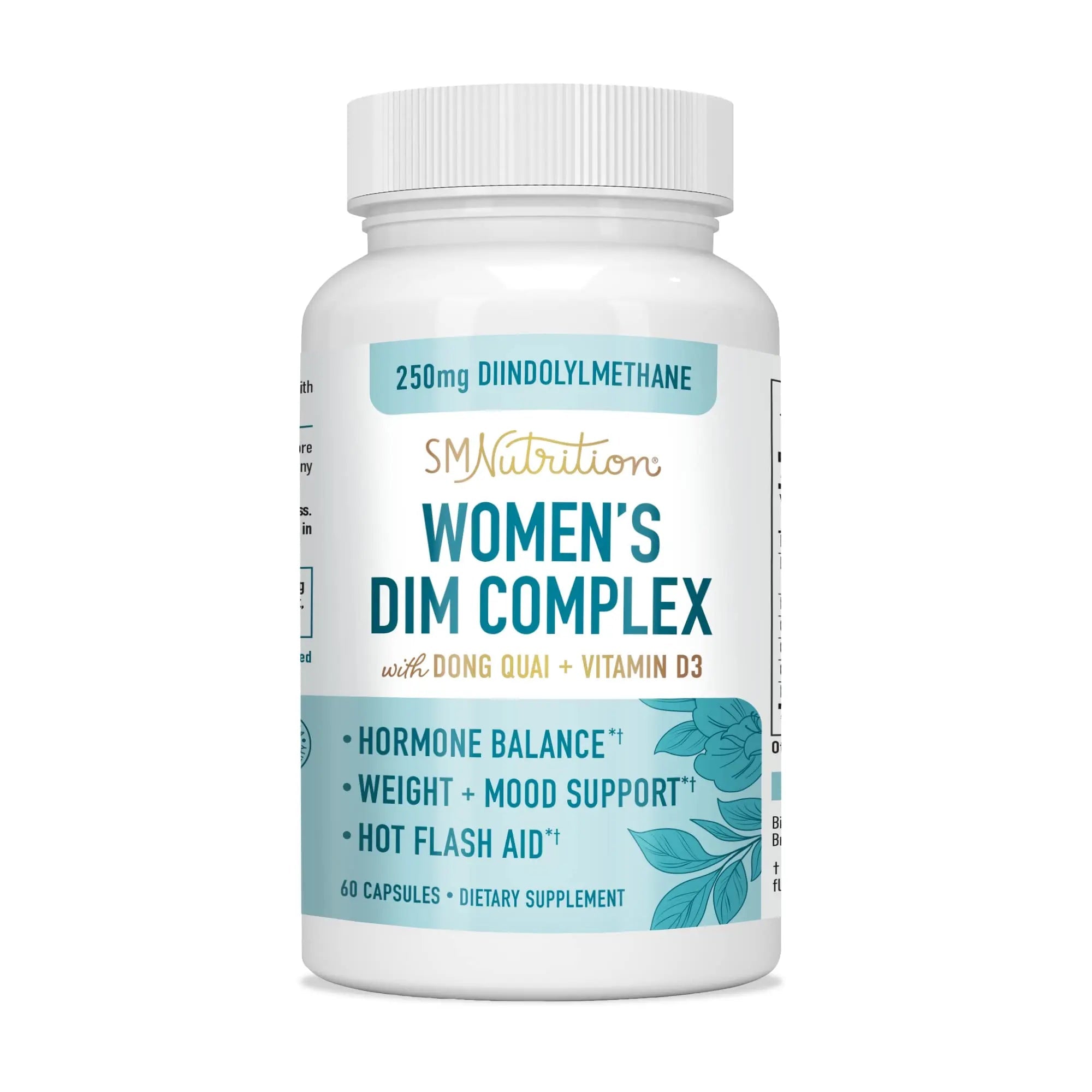 DIM Supplement 250 mg | Estrogen Balance for Women | Hormone Menopause Relief SMNutrition Au supplements