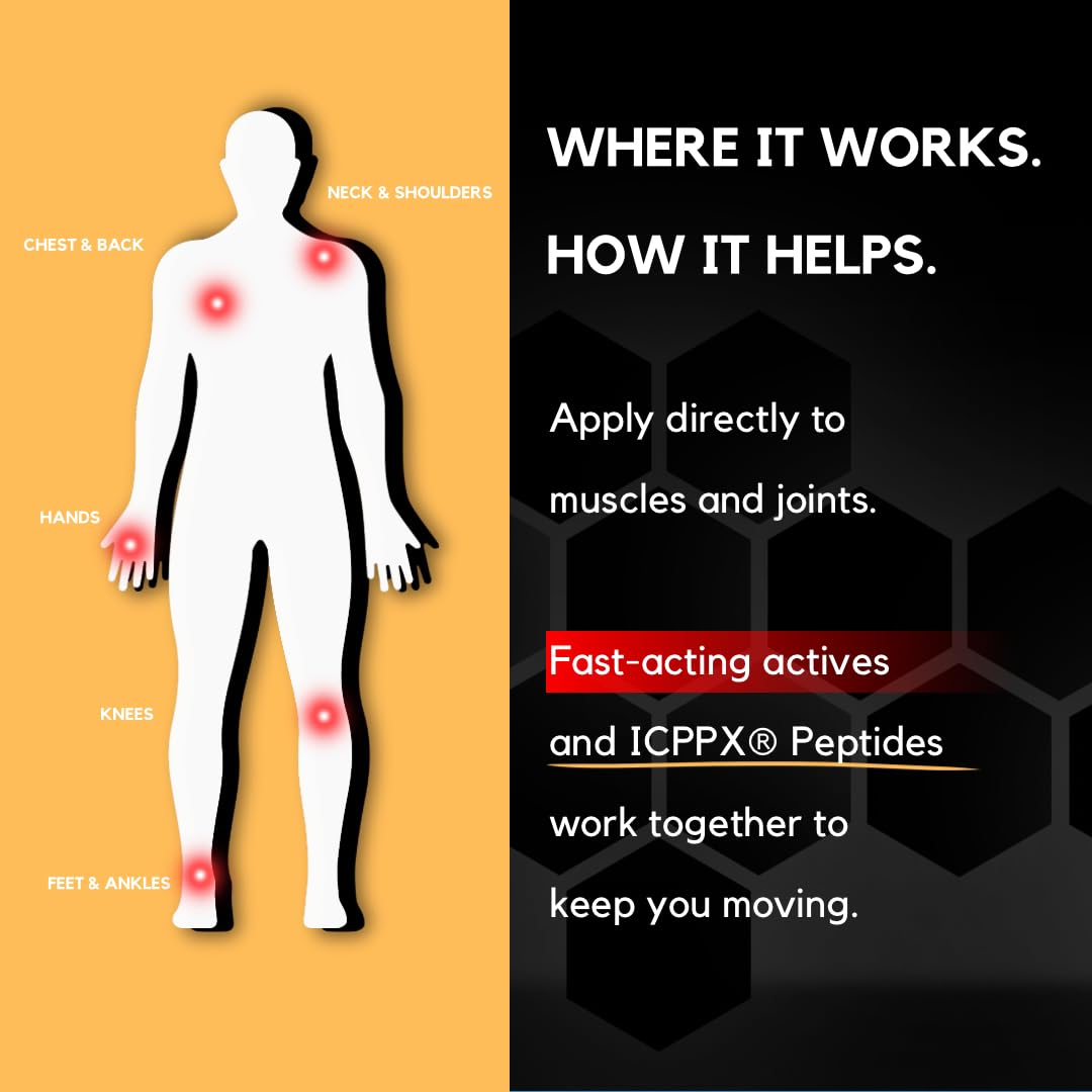 PEP+ STRYDE HEAT - Peptide-Powered Muscle & Joint Care Cream for Pre-Workout Activation - Warming Capsaicin Formula, Fast-Absorbing, Non-Greasy, Travel-Ready 0.34 fl oz (2-Pack, 30-40 Uses per Bottle) PEP+ STRYDE Au supplements